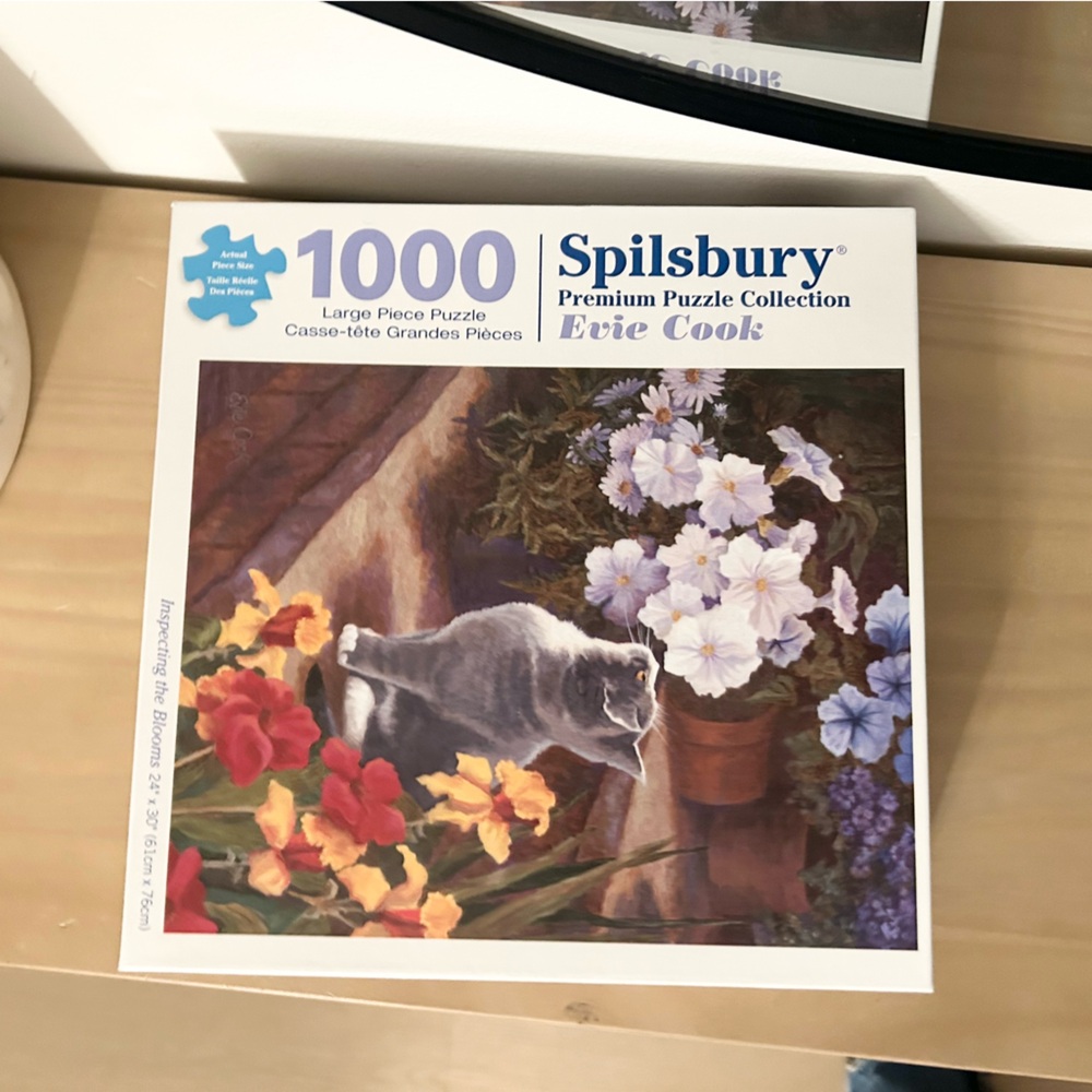 Inspecting The Blooms 1000-Piece Jigsaw Puzzle Evie Cook Spilsbury